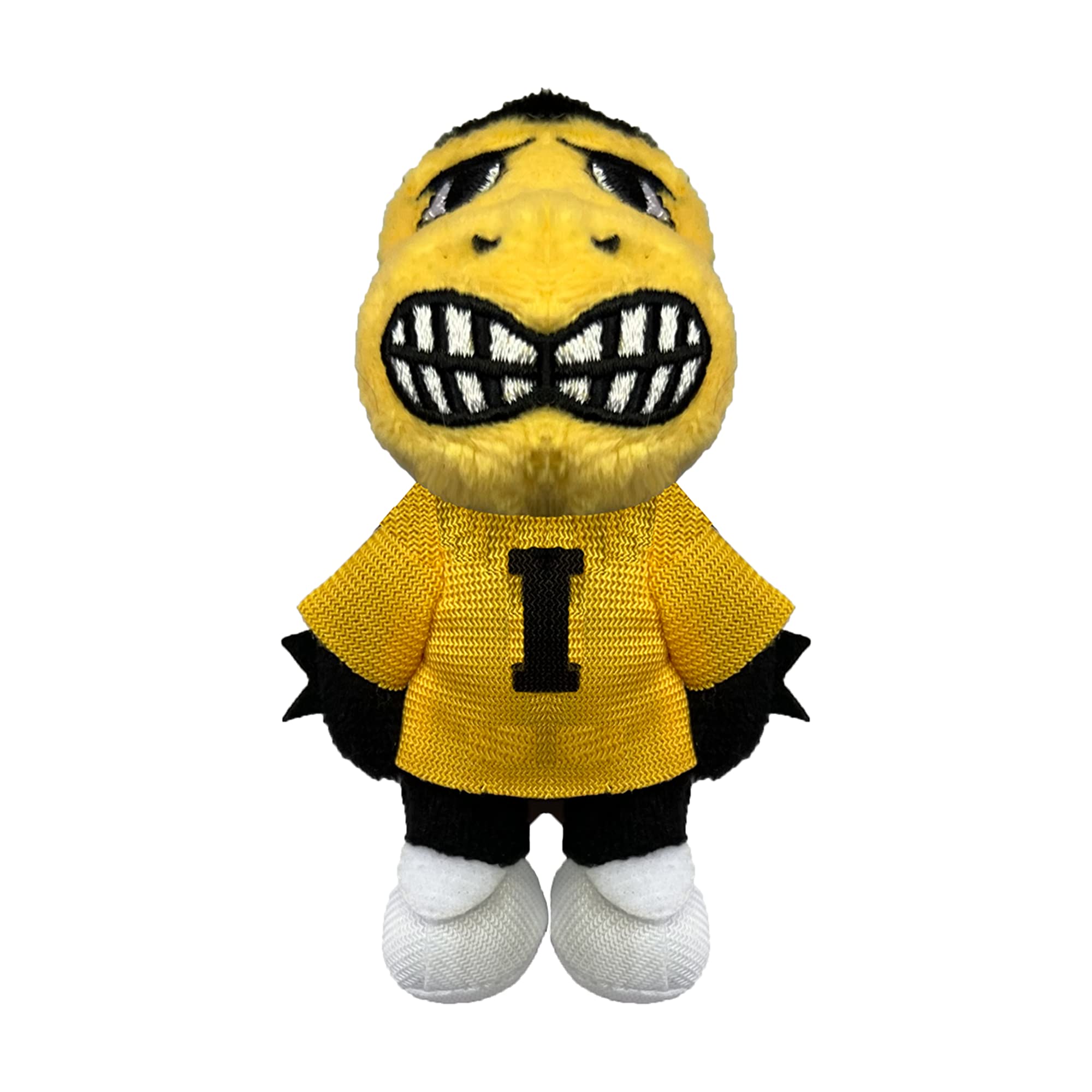Bobbi-Dobbiez Mini Attachable Plushie Gift: University of Iowa Herky Mascot