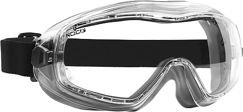 Miniatura 4 de NoCry Gafas de seguridad con antiempañamiento transparente, resistentes a los arañazos, protección UV y gafas de seguridad con revestimiento
