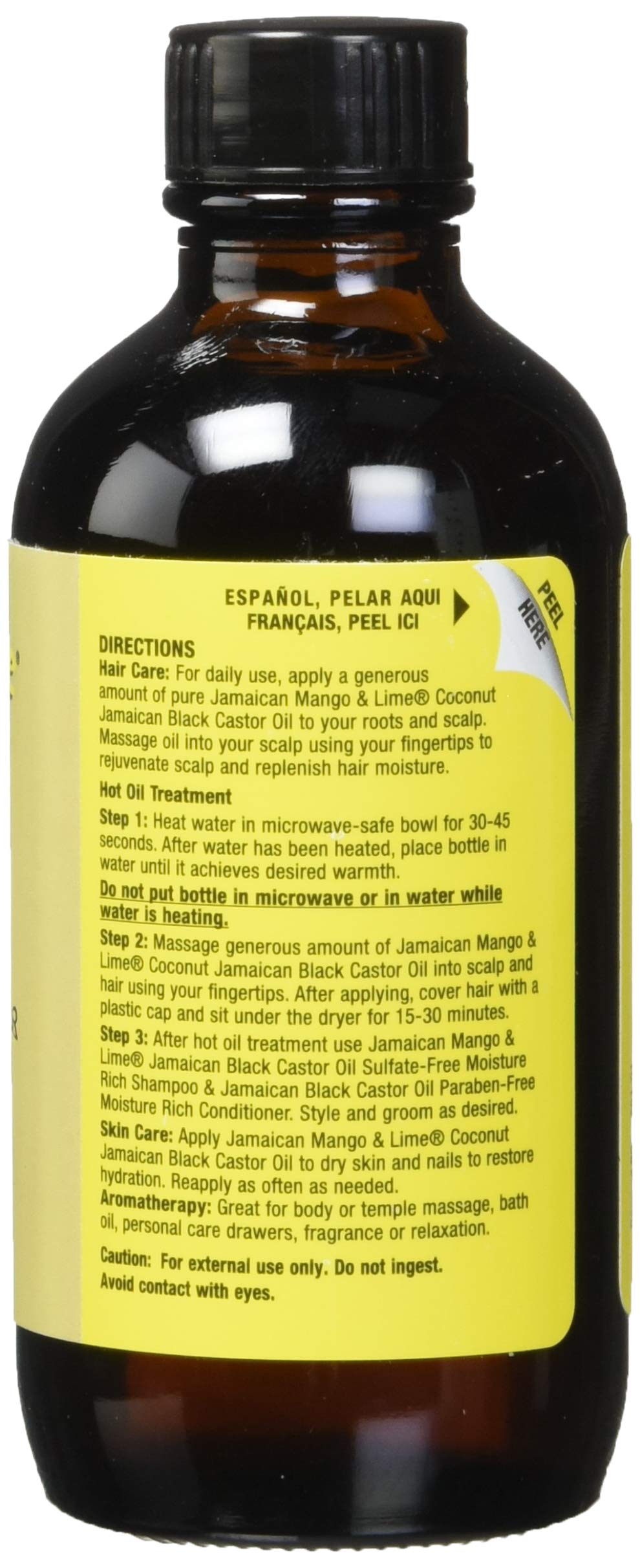 Jamaican Mango & Lime Black Castor Oil With Coconut, 4 oz (Pack of 2) by Jamaican Mango & Lime
