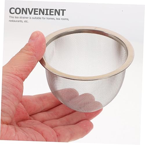 Miniatura 6 de UPKOCH 4 unids asas de malla suelta Ceremonia Ceremonia Ceremonia cesta herramienta café hogar reemplazo bebidas acero inoxidable filtro más