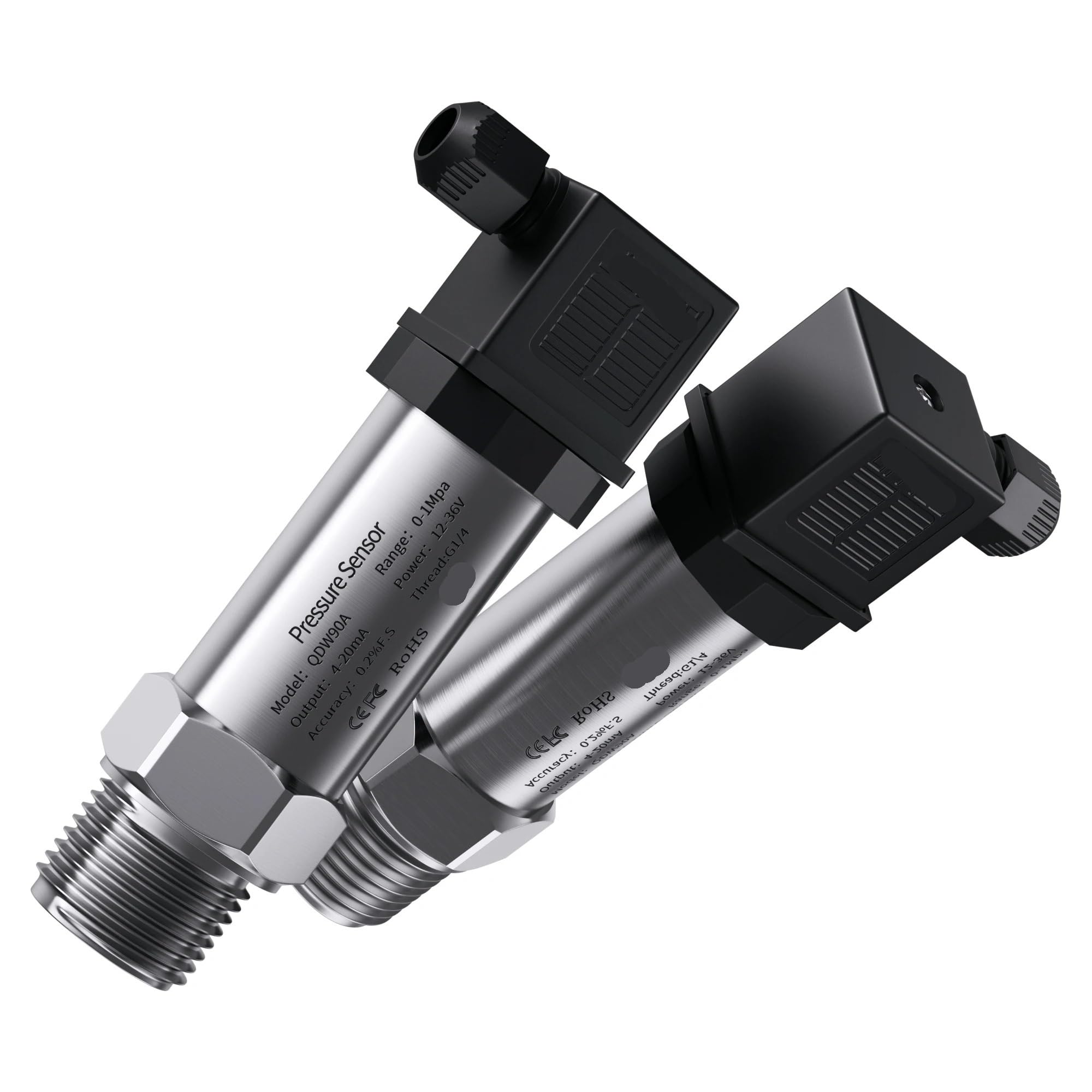 Transmisor de presión 0-10 V NPT1-4 agua, aceite, gas, 10 Mpa, 10 bar, 30 kPa, sensor de presión, manómetro(0-0.6Mpa)