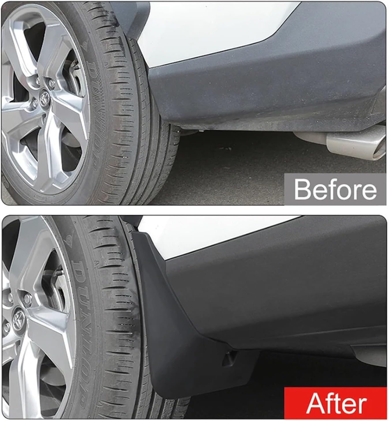 Fit for RAV4 XA50 2019 2020 2021 2022 2023 RAV 4 Hybrid Decorate Accessories Car Mud Flaps Splash Guards