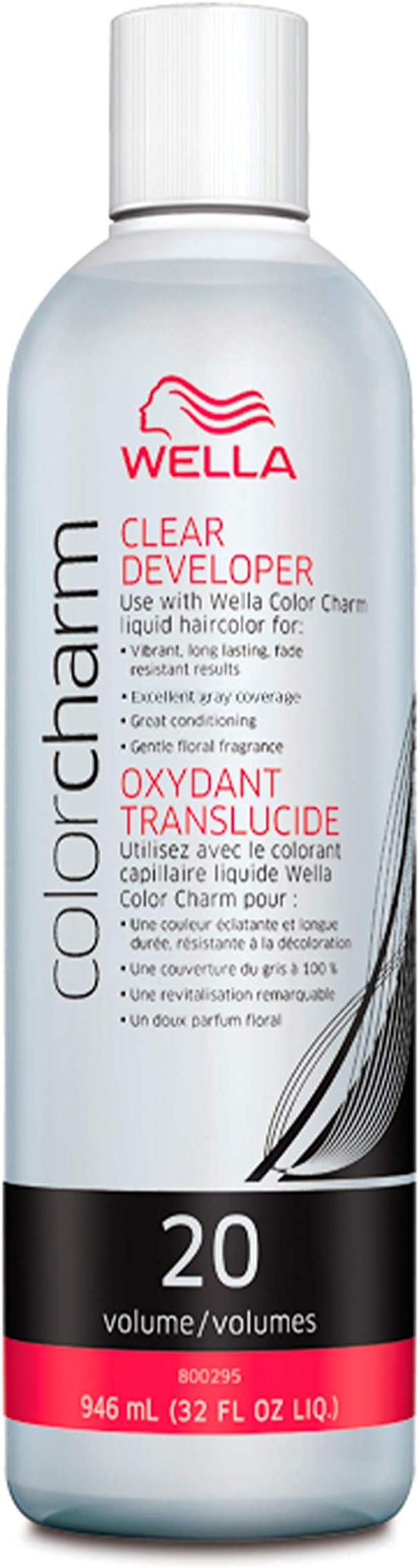 WELLA Color Charm Clear Liquid Hair Developer 20 Volume, 32 oz
