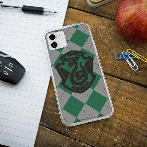 Miniatura 4 de Harry Potter Slytherin Plaid Sigil - Funda protectora de goma híbrida para Apple iPhone 8, 8 Plus, X, 11, 11 Pro, 11 Pro Max