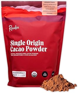 Raaka Chocolate Organic Cacao Powder - Unsweetened, Non-Alkalized, Perfe...