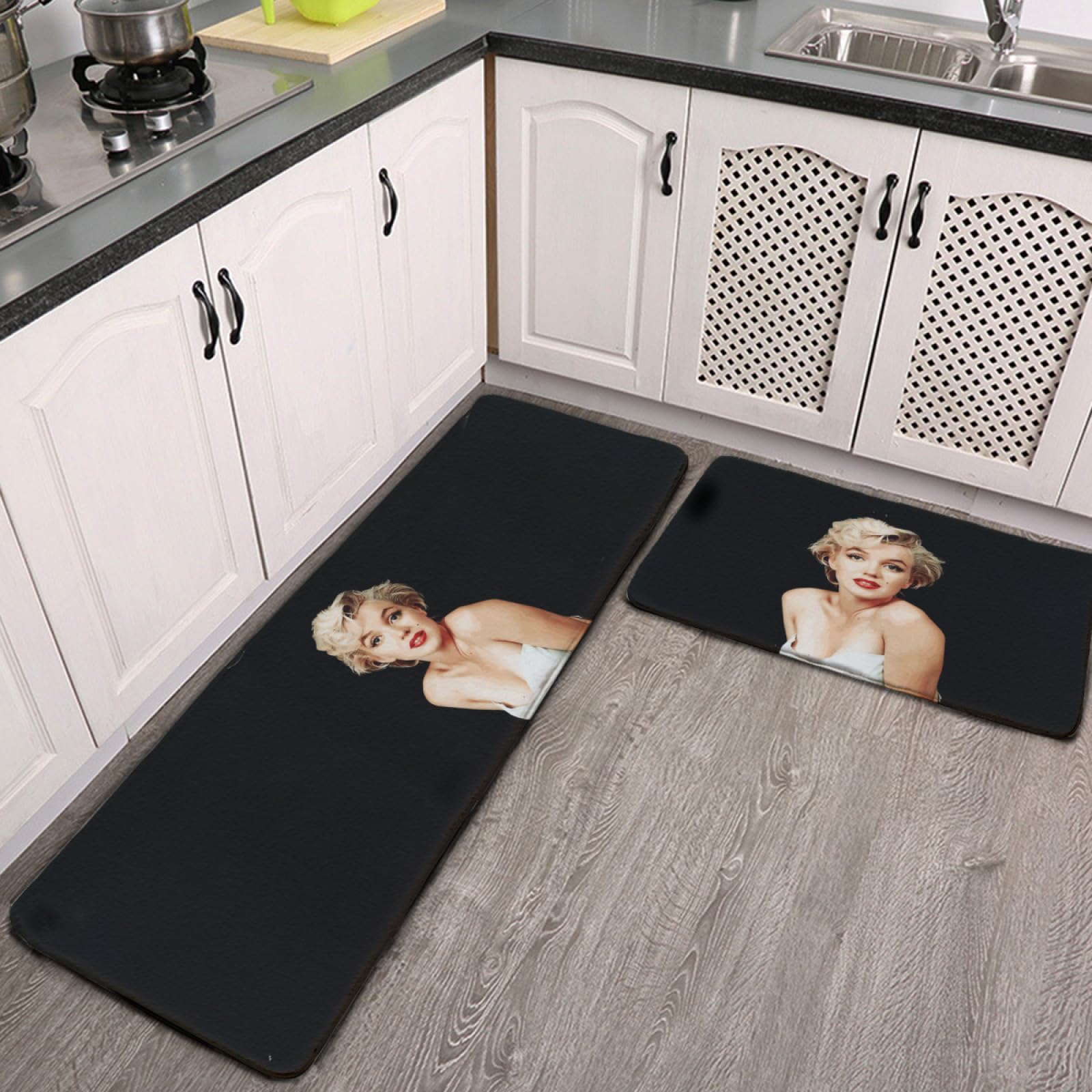 マリリンモンローのカーペット Amazon｜キッチンマット カーペット マリリンモンロー (27) 2点セット
