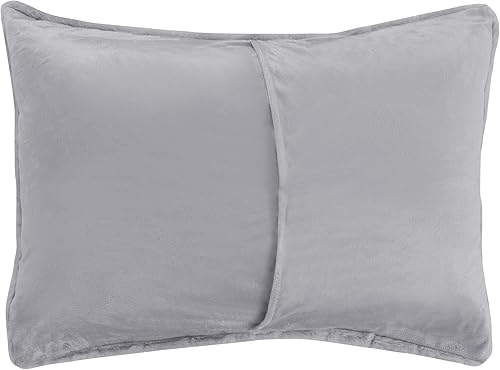 Miniatura 7 de Elegant Comfort Lujoso juego de edredón de piel sintética de 3 piezas  Alternativa cálida para todas las estaciones  Ultra suave, juego de ropa de