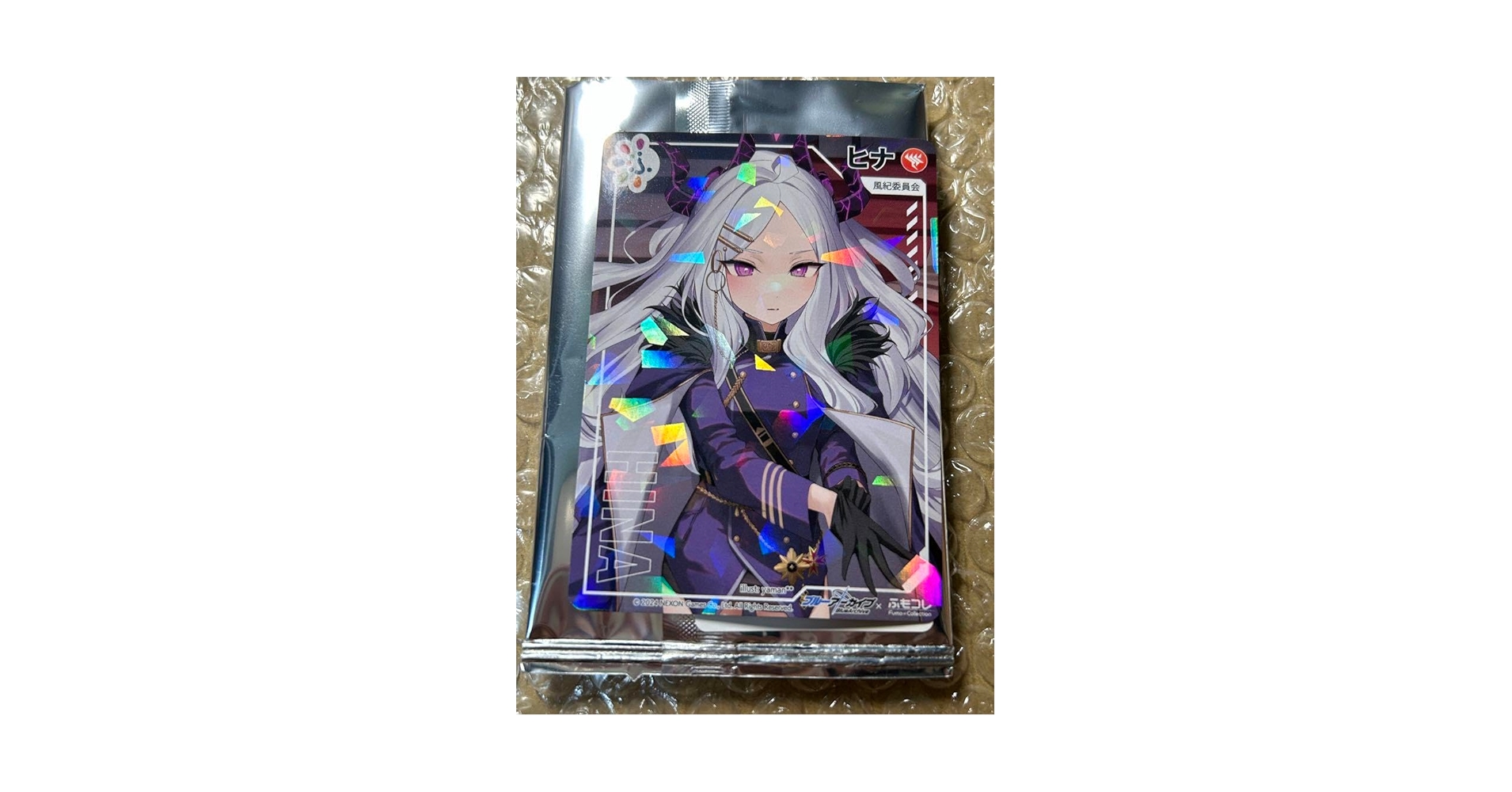 Amazon.co.jp: ブルアカ ふもコレ 特典カード ヒナ チェキ風クリア