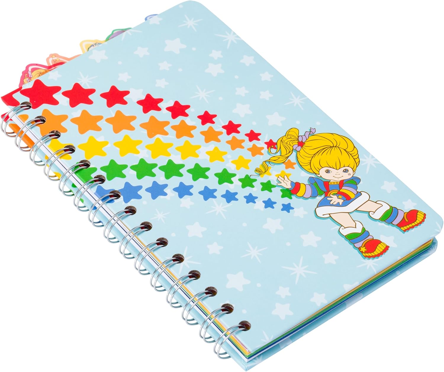 Silver Buffalo Rainbow Brite Spiral Tabbed Notebook Featuring Twink, Starlite, Rainbow Brite, Puppy Brite, and Shy Violet, 8" x 5" - Image 6