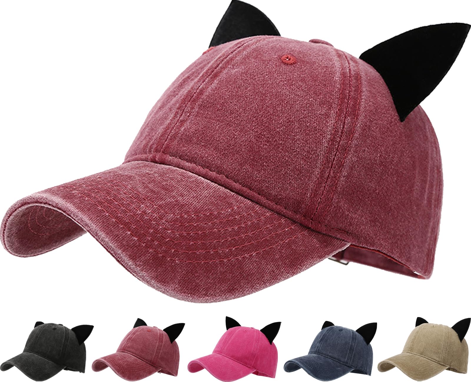 Mens Baseball Cap Baseball Hat Funny Trucker Hats for Men Women Cute Beanie Distressed Cap Ponytail Hat for Women