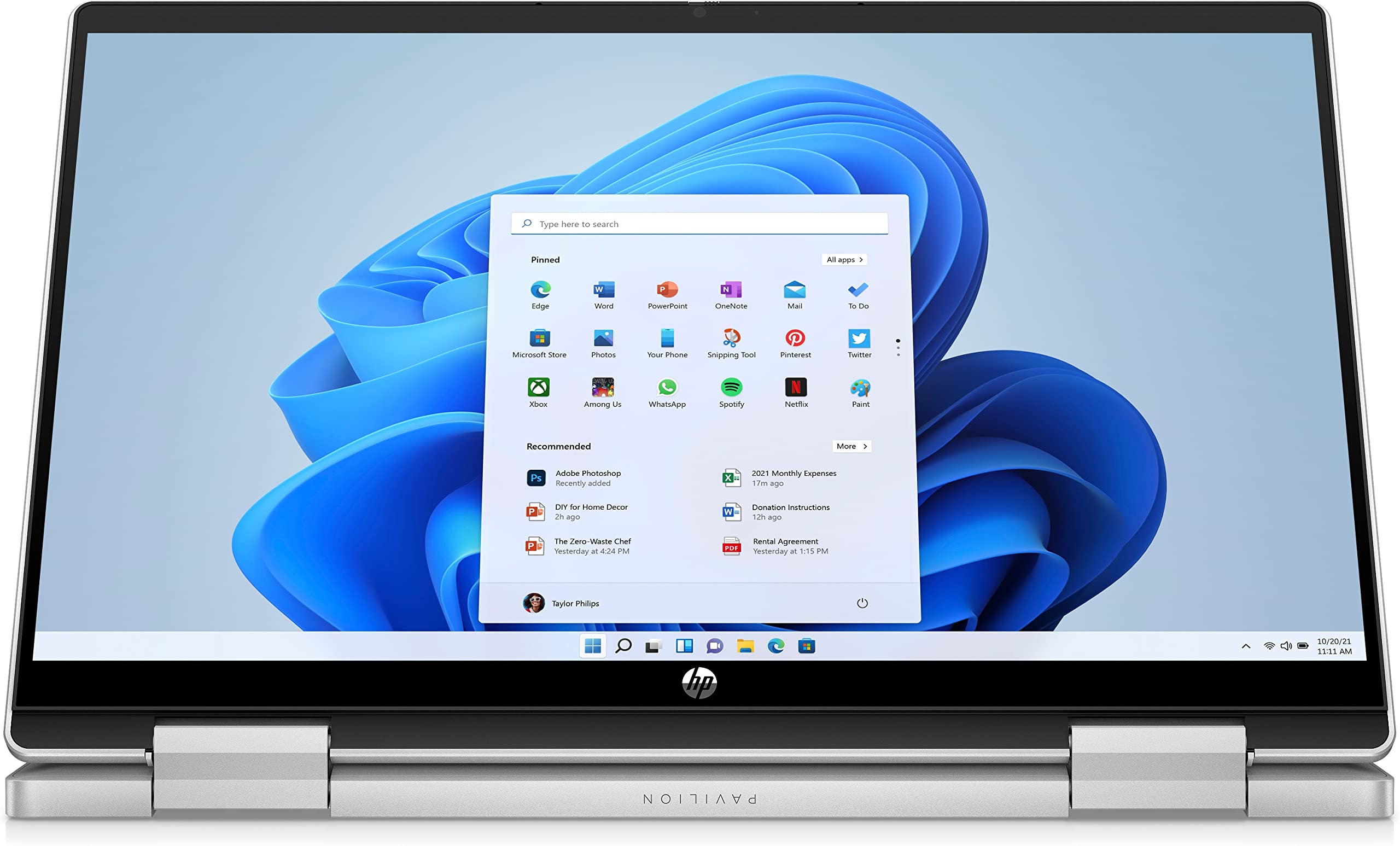 HP Pavilon x360 14-ek1255ng Ordinateur Portable Convertible 14" FHD IPS Tactile, PC Portable (Intel Core i5-1335U, RAM 16 Go, SSD 512 Go, Intel Iris Xe, Windows 11), Laptop Argent, Clavier AZERTY