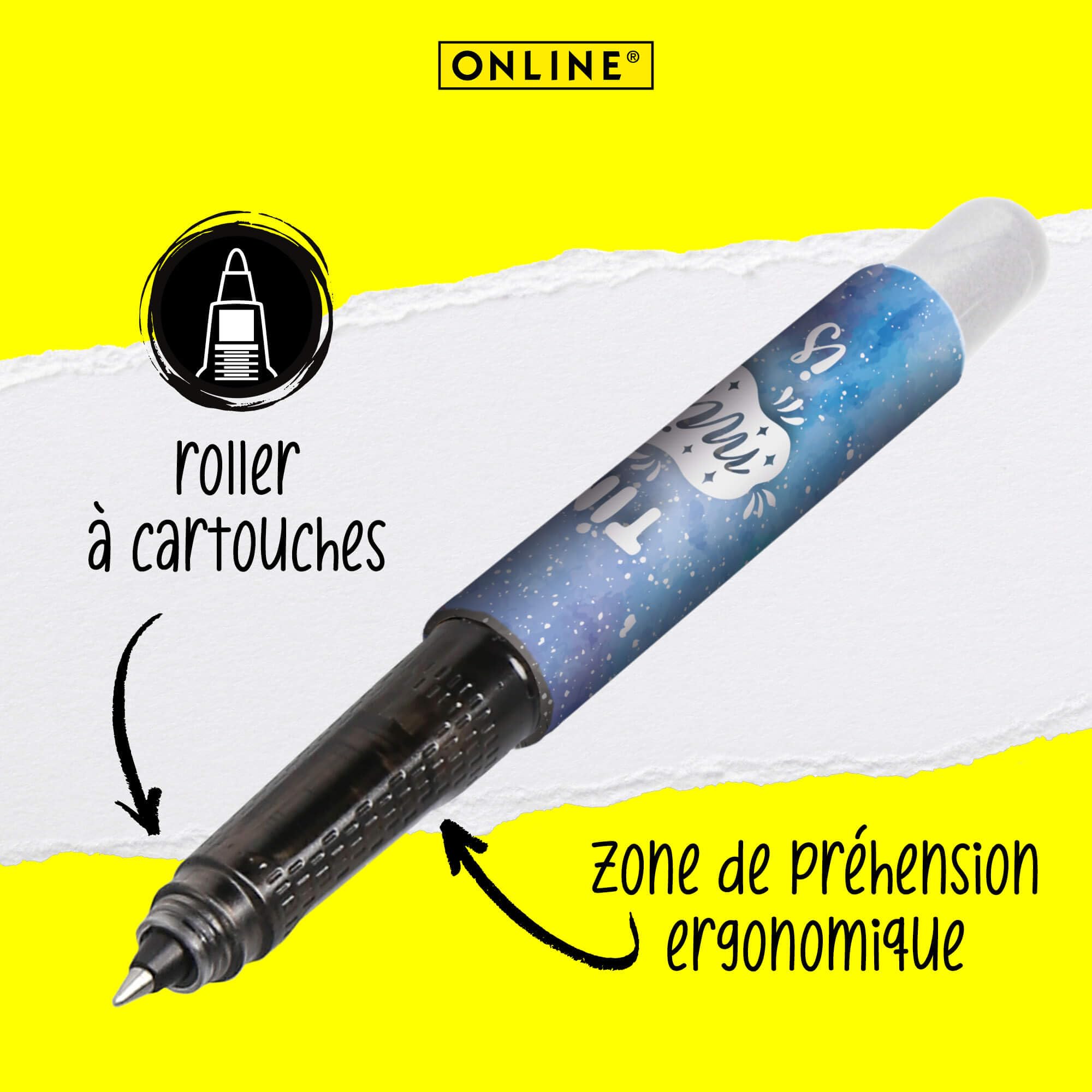 ONLINE Stylo Roller Ergonomique Pour L'école Et Le Collège