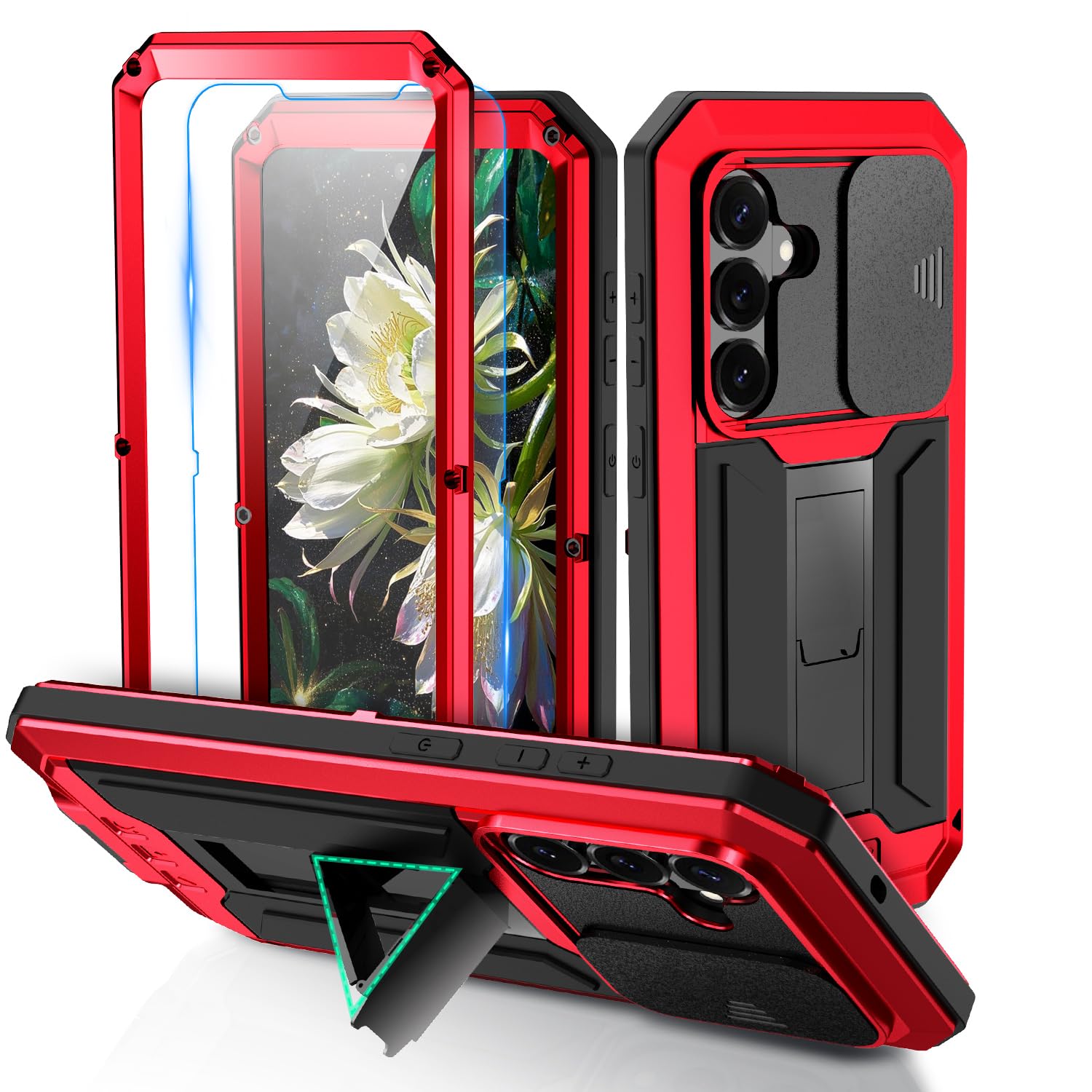 Coque de protection intégrale pour Samsung S26 Ultra blindée rouge - 8