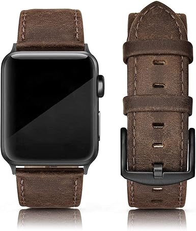 Leather apple watch 5 band Clearance