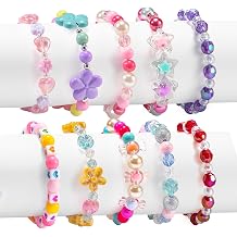 Toddler Bracelets for Girls, Kids Beaded Bracelets Bulk for Girl 3-5 Gifts