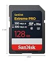 SanDisk Extreme PRO 128GB SDXC Memory Card, 300MB/s Read & Write speeds, 8K, V90, UHS-II gallery image