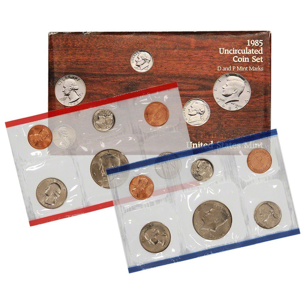 1985 US Mint Coin Set - Vintage Collectible -1 1985 US Mint Coin Set - Vintage Collectible -1