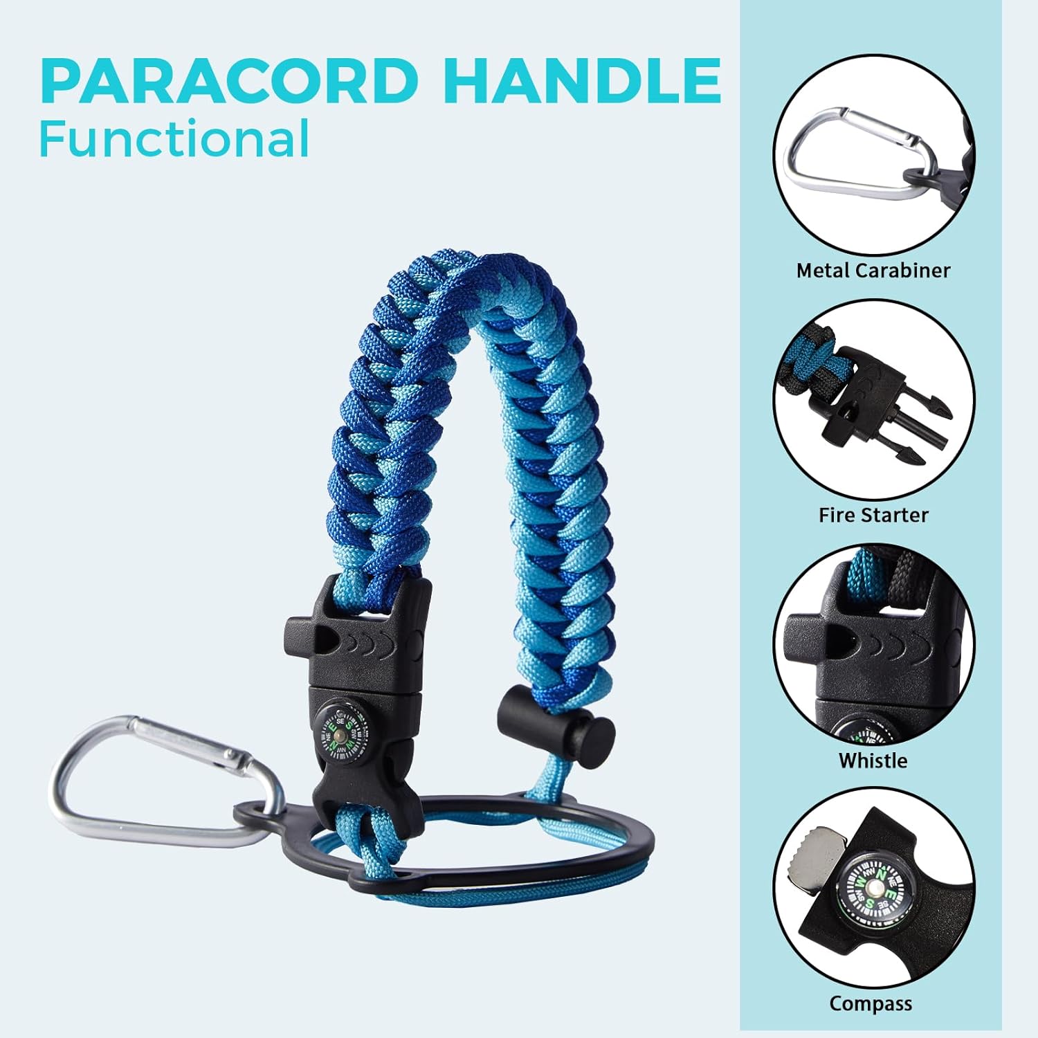 Metal Water Bottle 40oz - Stainless Steel Water Bottles with Straw Spout Lid, Sleeve Carry Strap, Vacuum Insulated, Leak Proof, BPA Free Water Jug, Modern Reusable Waterbottle Gym Biking Camping - Image 8