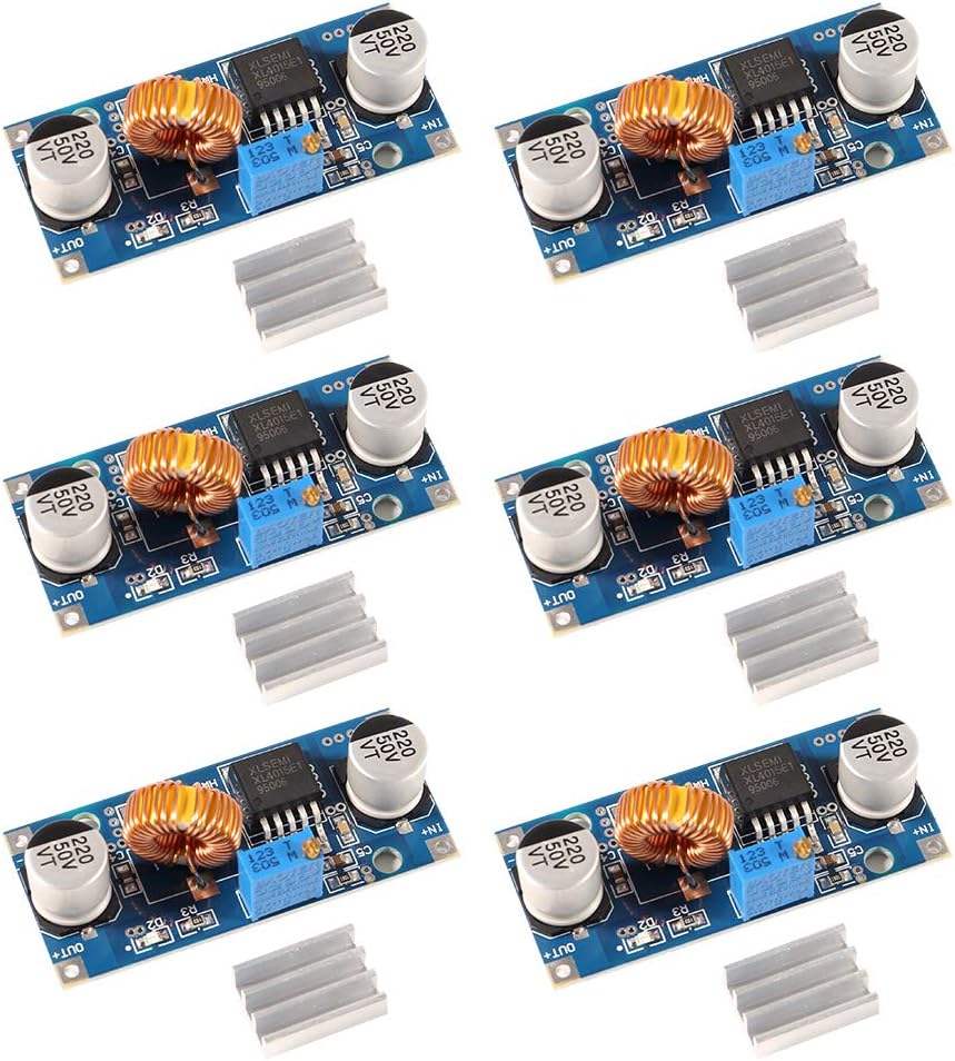 Kuvanspok 5A DC-DC Adjustable Buck Converter 4-38v To 1.25