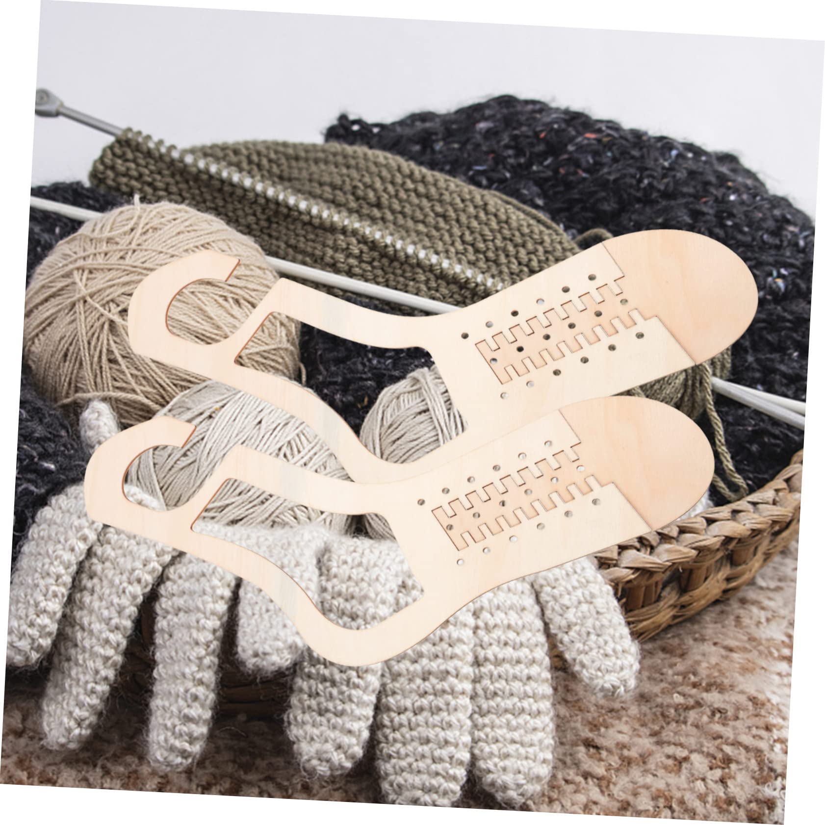 YFaith 5 Pezzi Bloccanti Per Calzini In Legno – Taglie Da 36 A 45 – Forme Per Lavoro A Maglia, Asciugatura E Esposizione – Accessorio Per Magliaie - 5