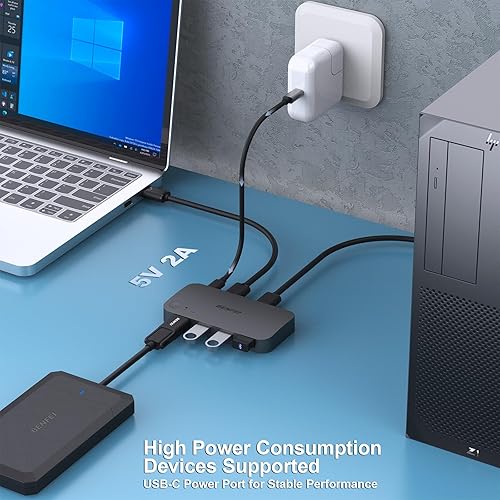 Miniatura 6 de Interruptor USB 3.0, Interruptor USB para 2 Computadoras Compartir 4 USB para PC, Ratón, Teclado, Impresora, Escáner, Selector de Interruptor KVM