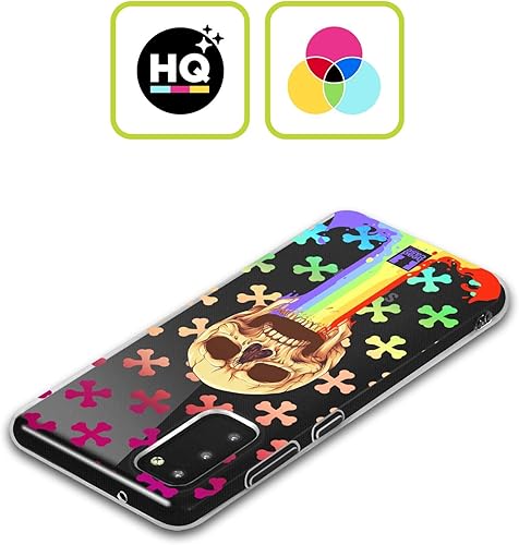 Miniatura 2 de Head Case Designs Skull Vibrant Puke - Funda de gel suave compatible con Samsung Galaxy A13 5G (2021)