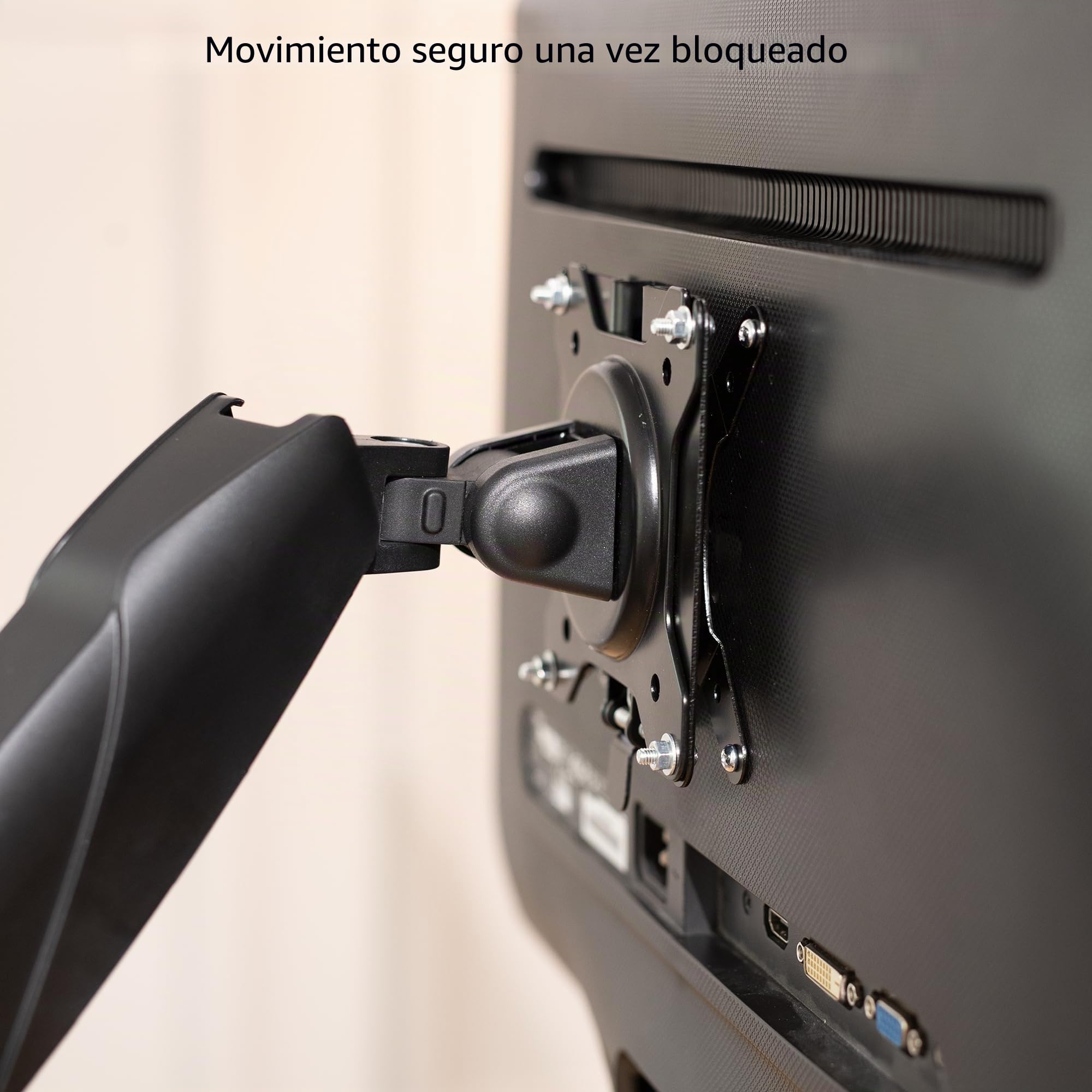 Vivo Adaptador VESA Mount Kit de Soporte de liberación rápida, fijación de Soporte y Montaje en Pared, Placa VESA extraíble para un fácil Montaje de Monitor LCD y Pantalla de TV, Stand-VAD2