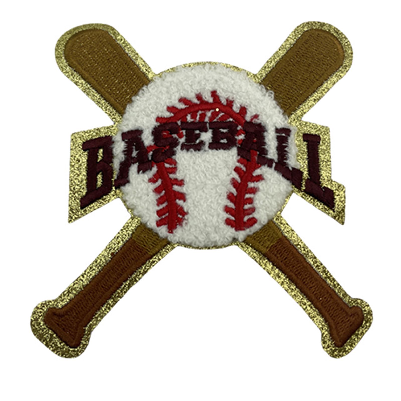 Buxuaaaa Bat 12.5Cm Embroidered Iron On Patches Sew On Patches Embroidered Applique Iron On For Clothing Jackets Backpacks Sew On