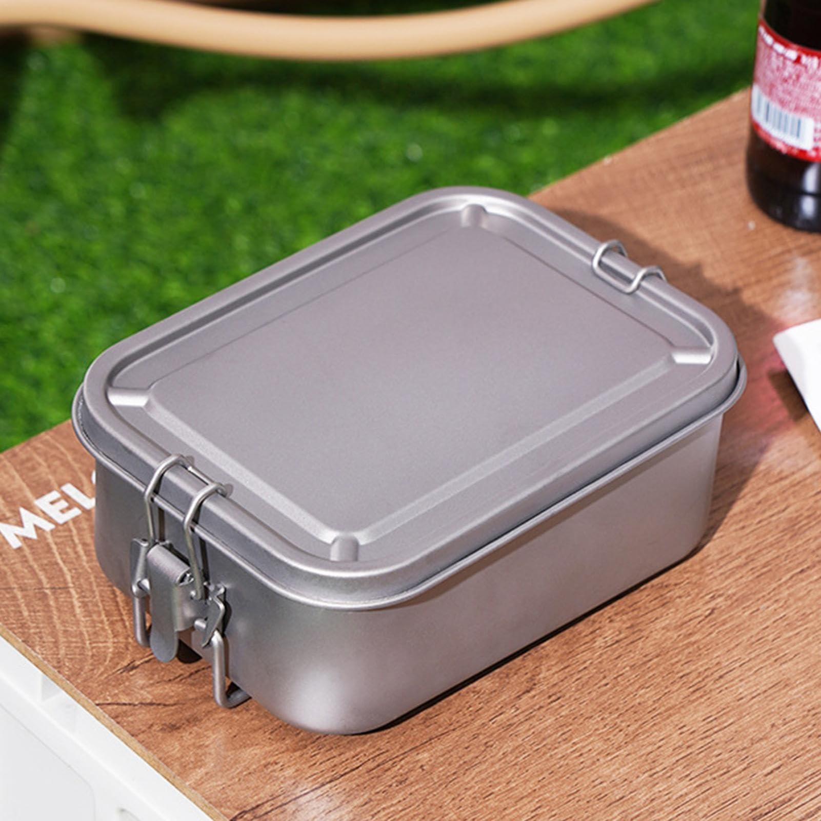 Boîte à déjeuner en métal titane - Boîte à repas en métal titane