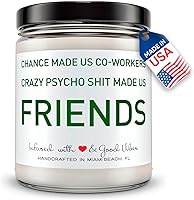 Vista 1 de Velas para compañeros de trabajo – Regalo divertido para compañero de trabajo – Vertido a mano en los Estados Unidos – 9 oz – Lindas ideas