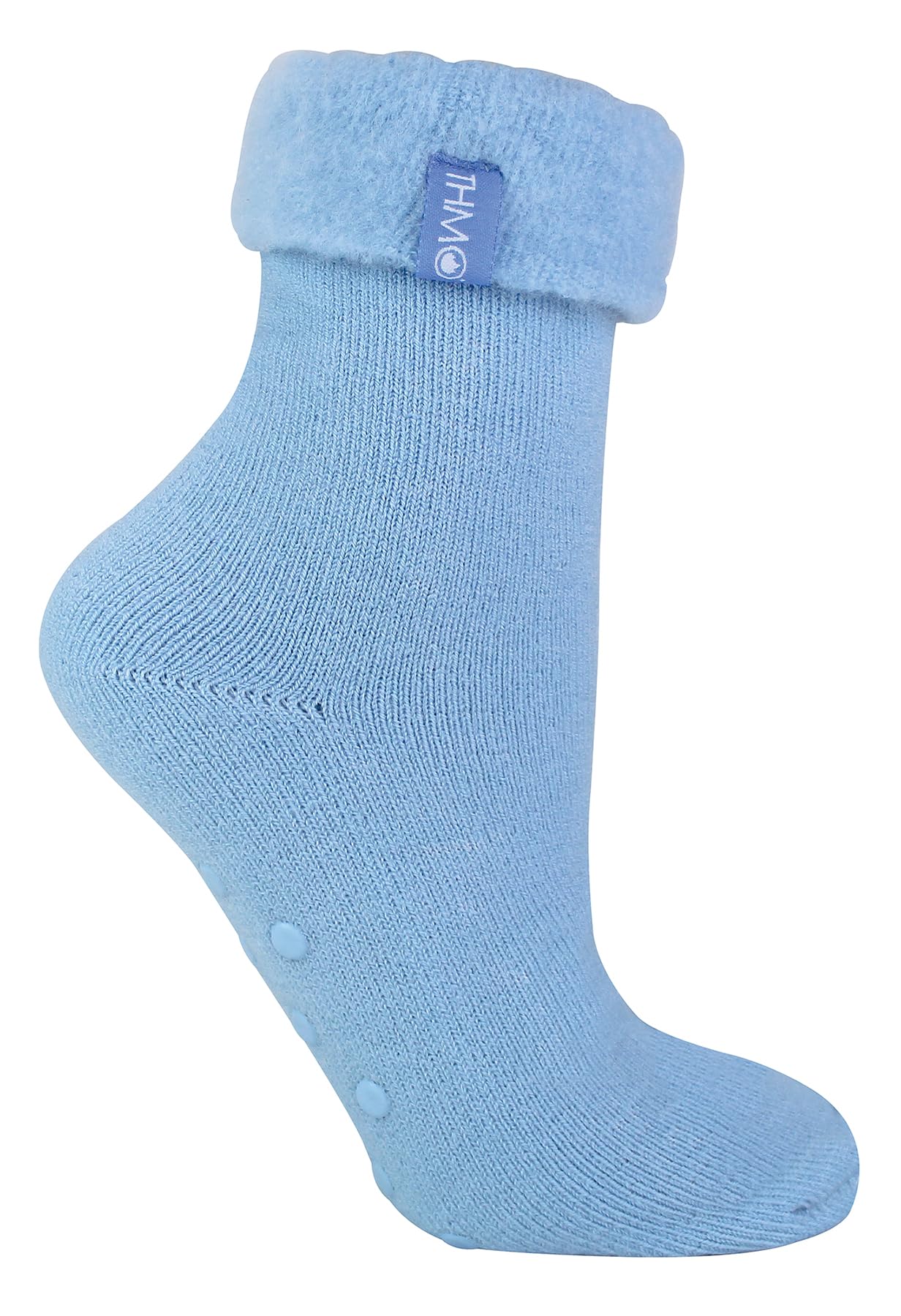Ladies Thermal Plain Turnover Bed Socks -