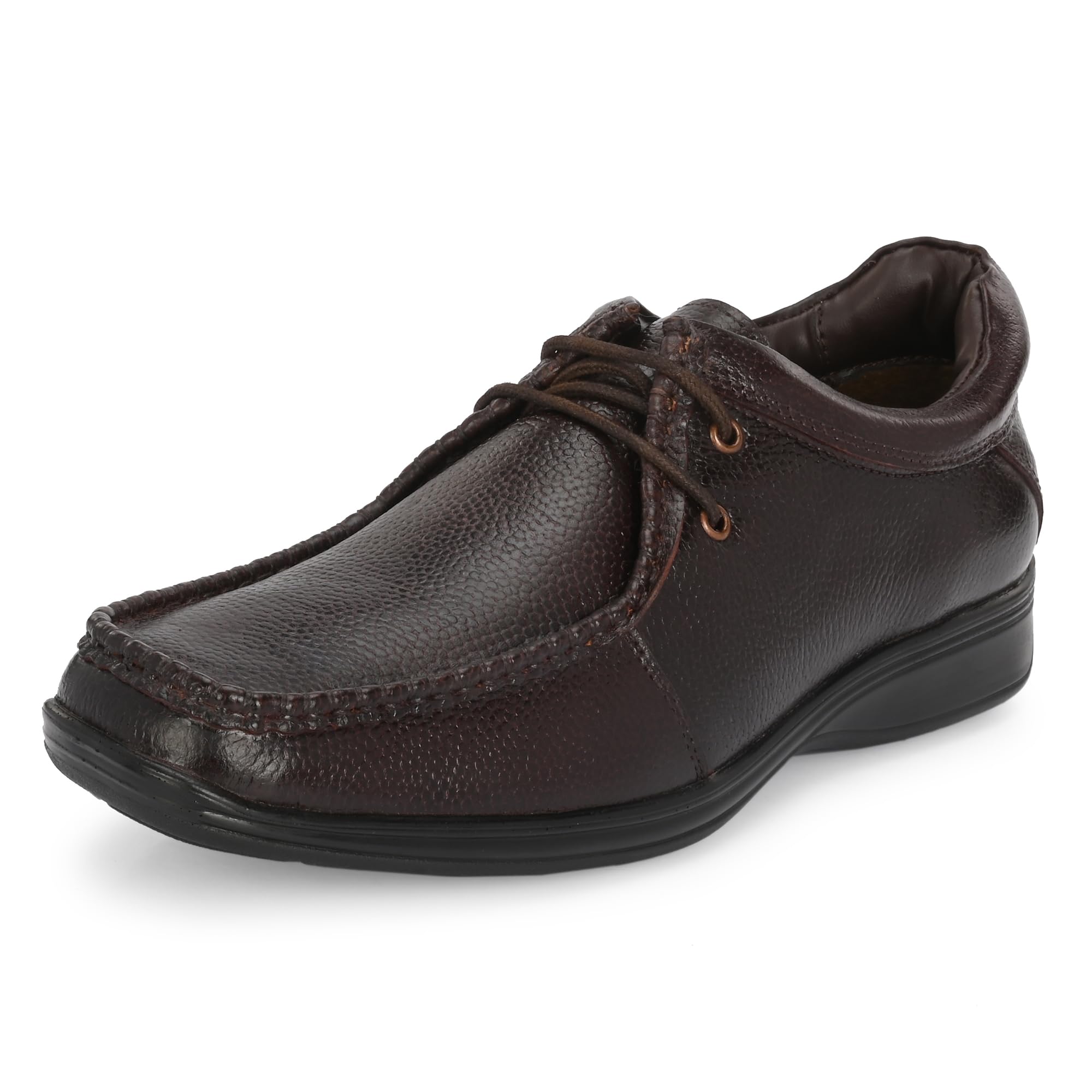 Auserio Mens Trumock Full Grain Leather Derby K2 Lace Up Formal Shoes | Anti Skid Sole & Waxed Laces | Memory Foam Padded Insole | Comfort Shoes for Office & Parties | Brown 7 UK (SSE 080) (B0C9TY7NWQ) Amazon Price History, Amazon Price Tracker