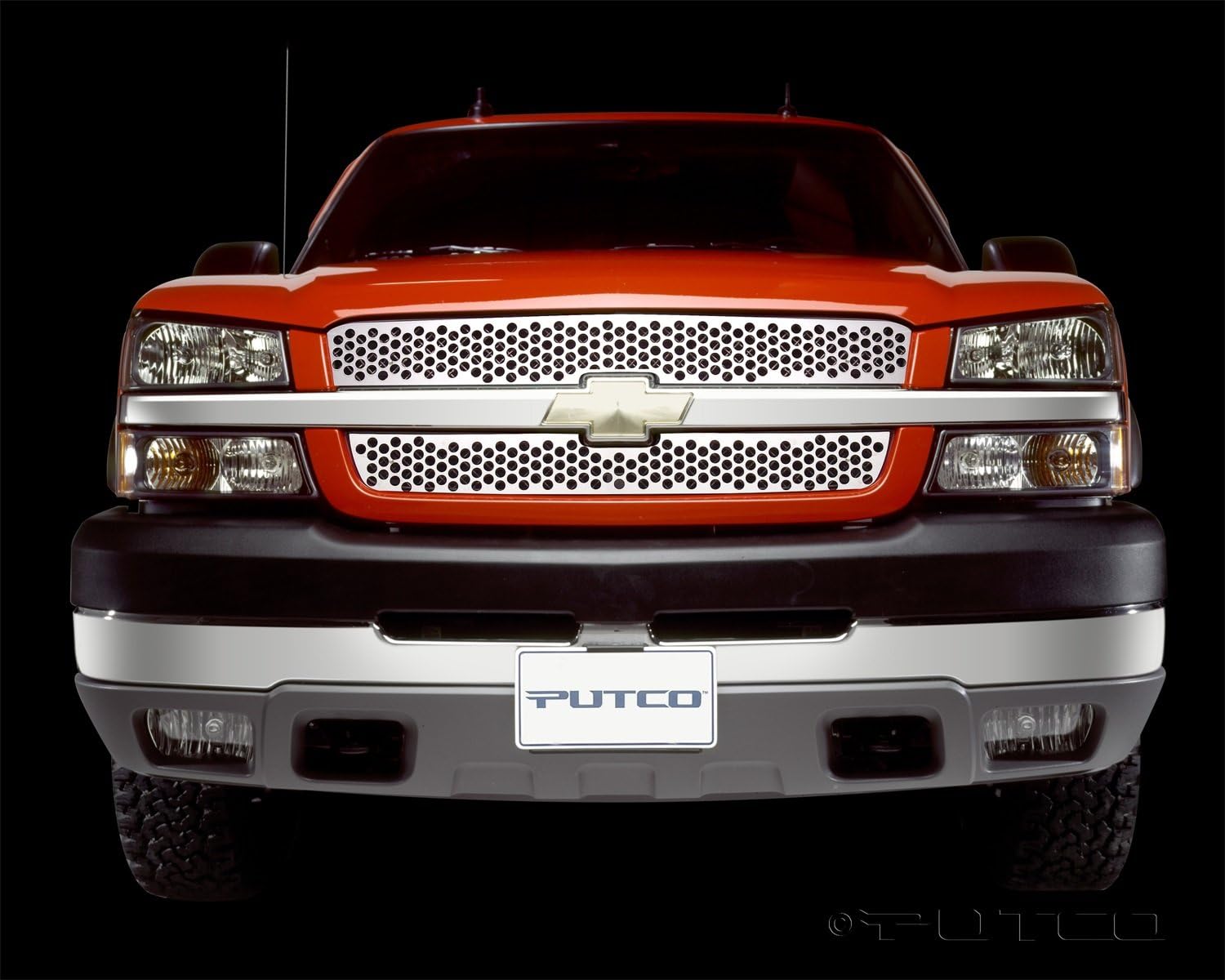 Putco 84137 Punch Mirror Stainless Steel Grille