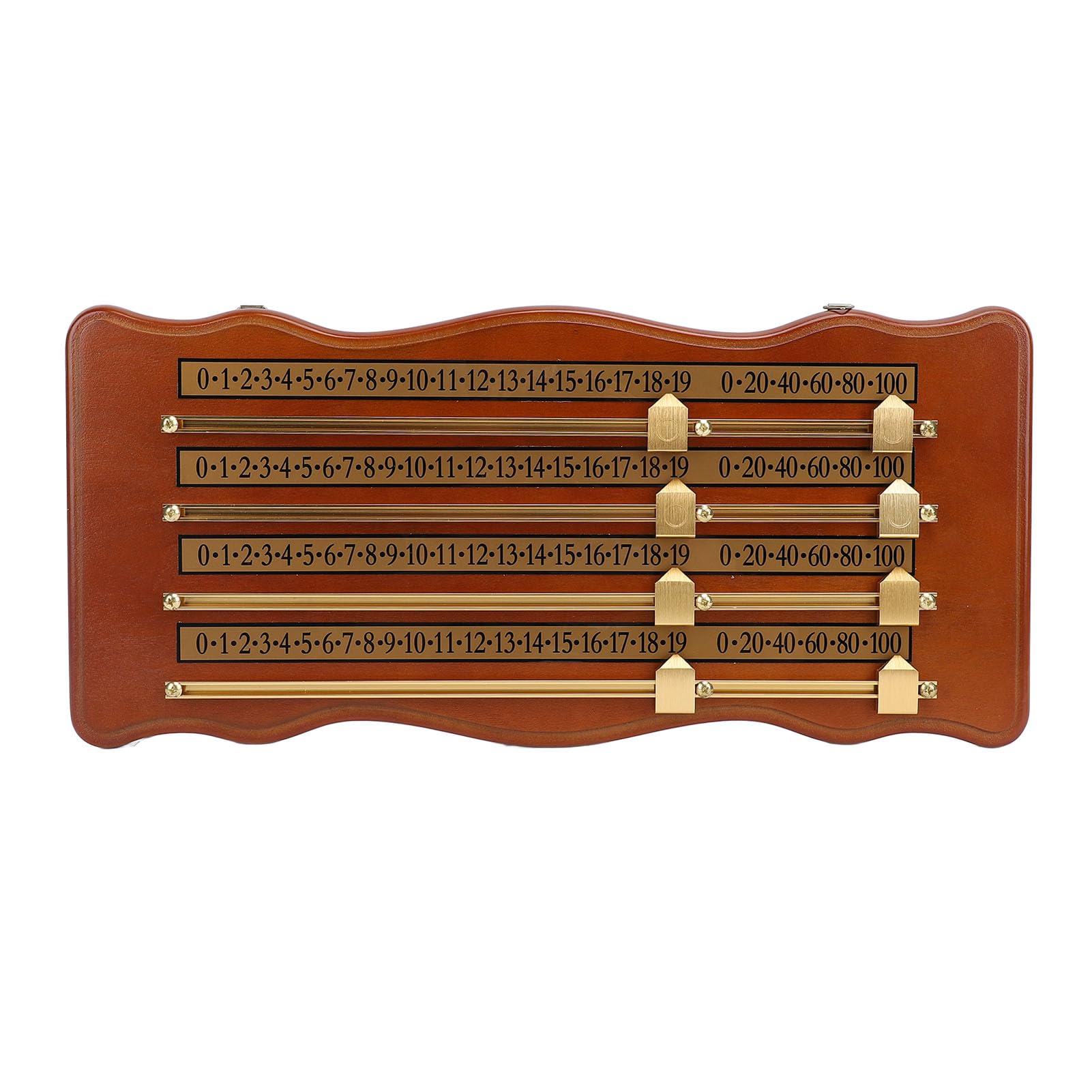 Billiard Score Board, Billiard Scorekeeper Brown High Density Wood for Pool Table Games