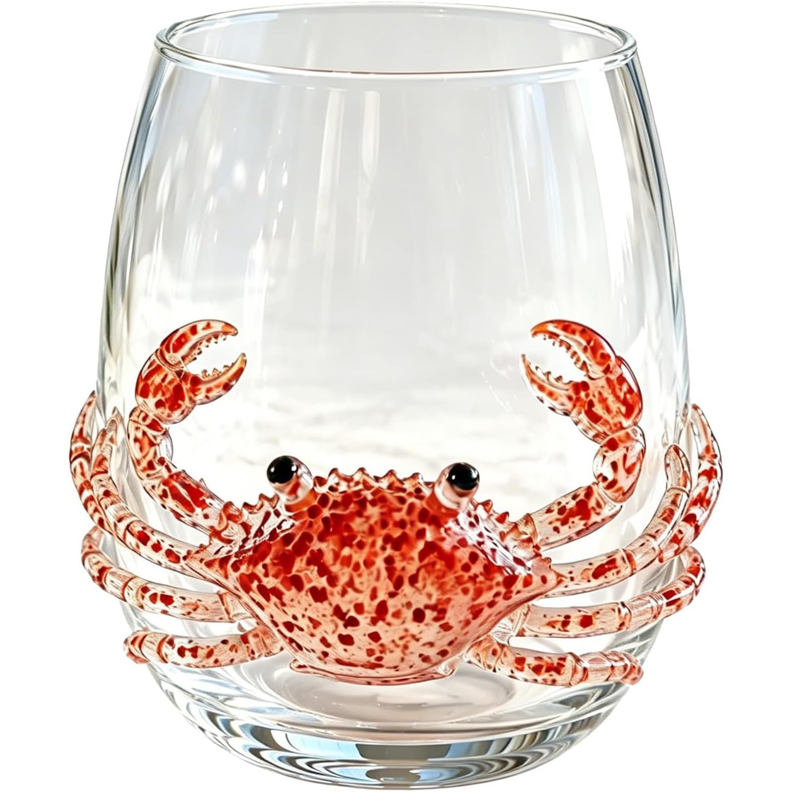 Vaso de pulpo con anillos azules para cenas marinas y cócteles