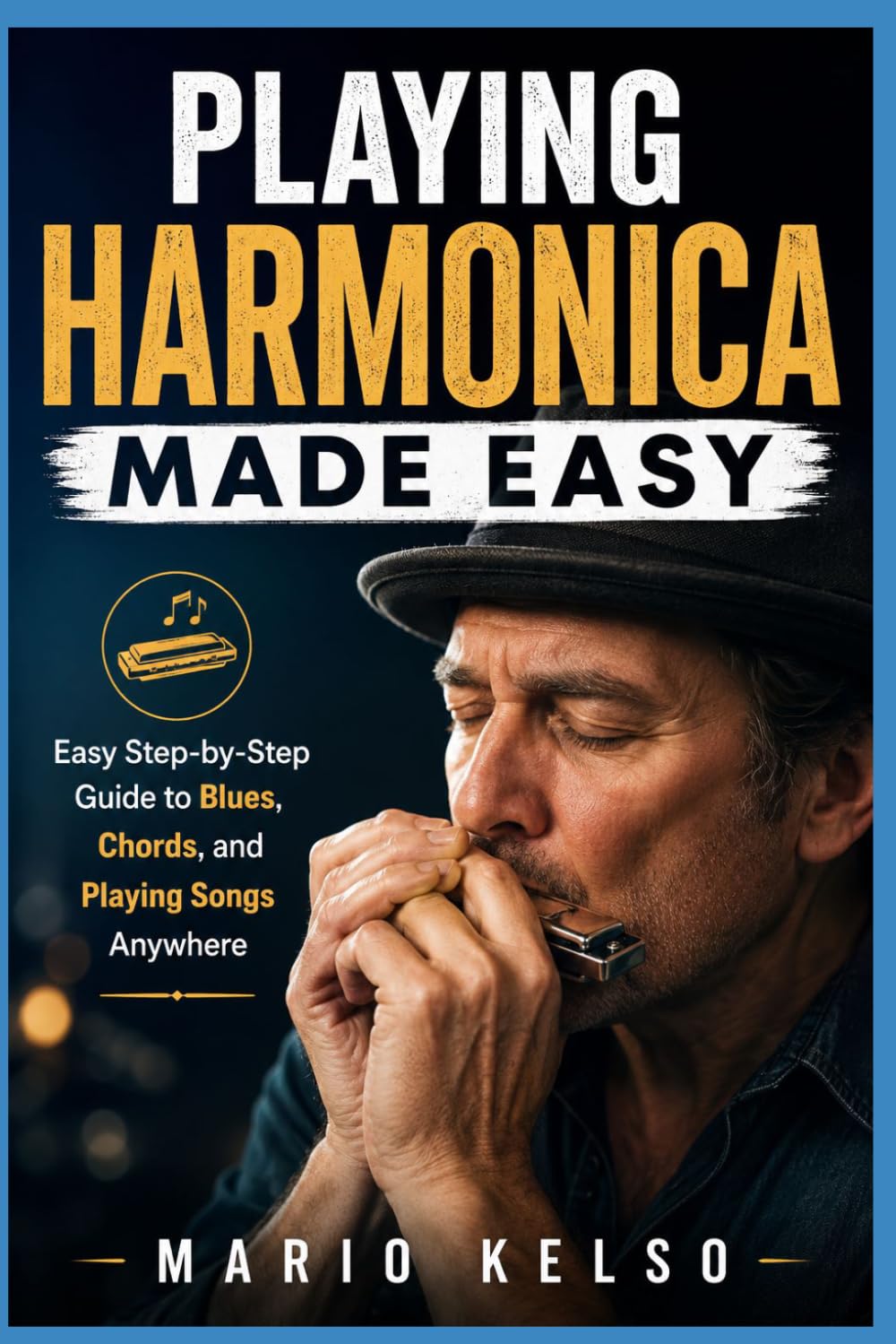 Playing Harmonica Made Easy: Easy Step-by-Step Guide to Blues, Chords, and Playing Songs Anywhere