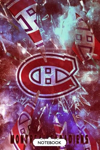 NHL Notebook : Montreal Canadiens Lined Notebook Journal Blank Ruled Writing Journal