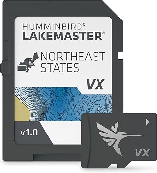 Humminbird LakeMaster Map SD Card for Fish Finders