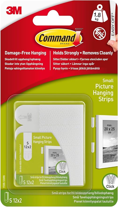Buy Command Large Picture Hanging Strips, White, 4 Pairs From Dollar General - Instore