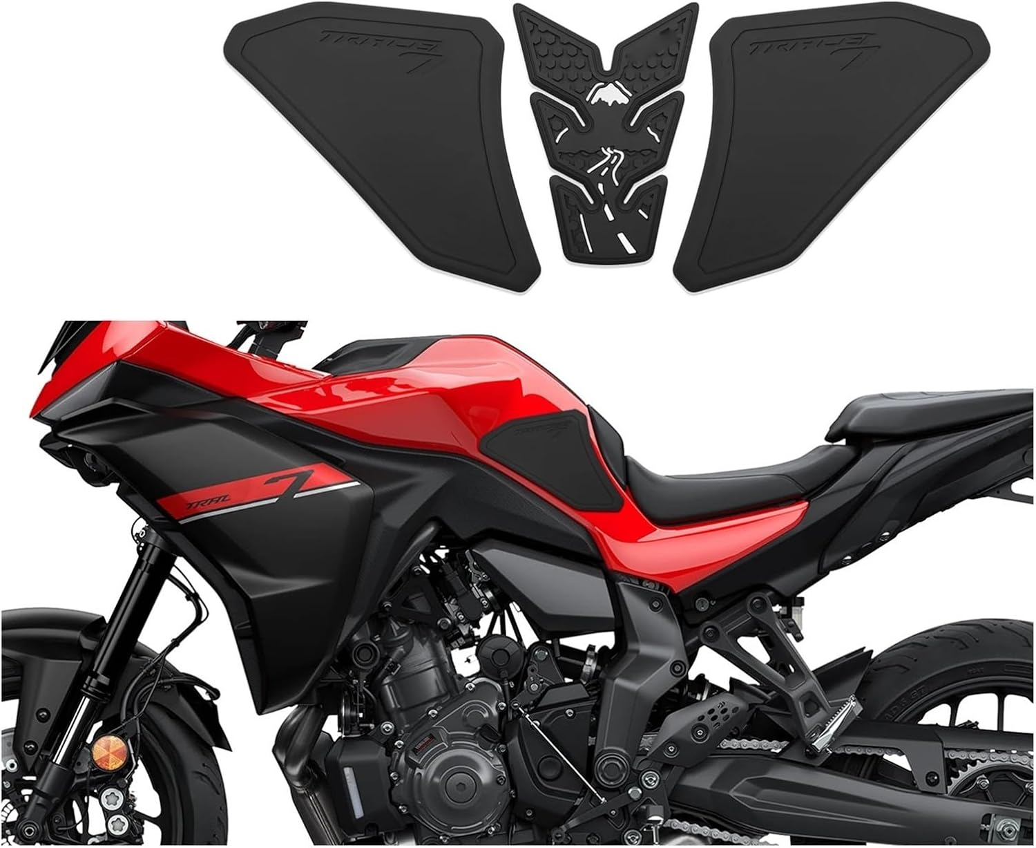 Motorcycle Tank Sticker for YA&MAHA Tracer 7 Tracer 7GT 2025 Motorcycles Accessories Non-Slip Side Fuel Tank Stickers Pad Rubber Protective.