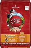 Purina ONE Chicken and Rice Formula Dry Dog Food - 16.5 lb. Bag Chicken & Rice 16.5 Pound (Pack of 1)
