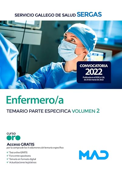 Enfermero-a del servicio gallego de salud. Temario parte especifica volumen 3