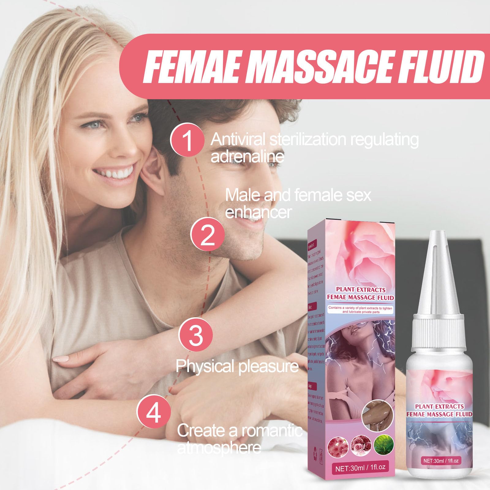Gel Stimulant Orgasme Femme - Effet Intense Rapide - Marque Amour - Neuf