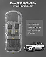 Vista 52 de 3W Alfombrillas de suelo aptas para Benz E-Class 2017-2023 TPE para todo tipo de clima, ajuste personalizado para E300, E320, E400, E350, E63, E550