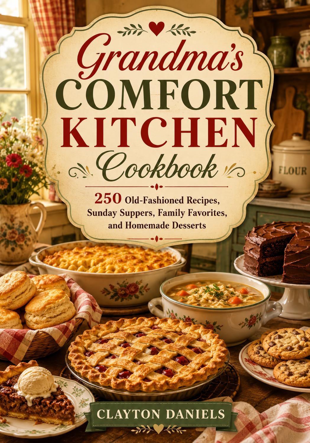 Grandma’s Comfort Kitchen Cookbook: 250 Old-Fashioned Recipes, Sunday Suppers, Family Favorites, and Homemade Desserts