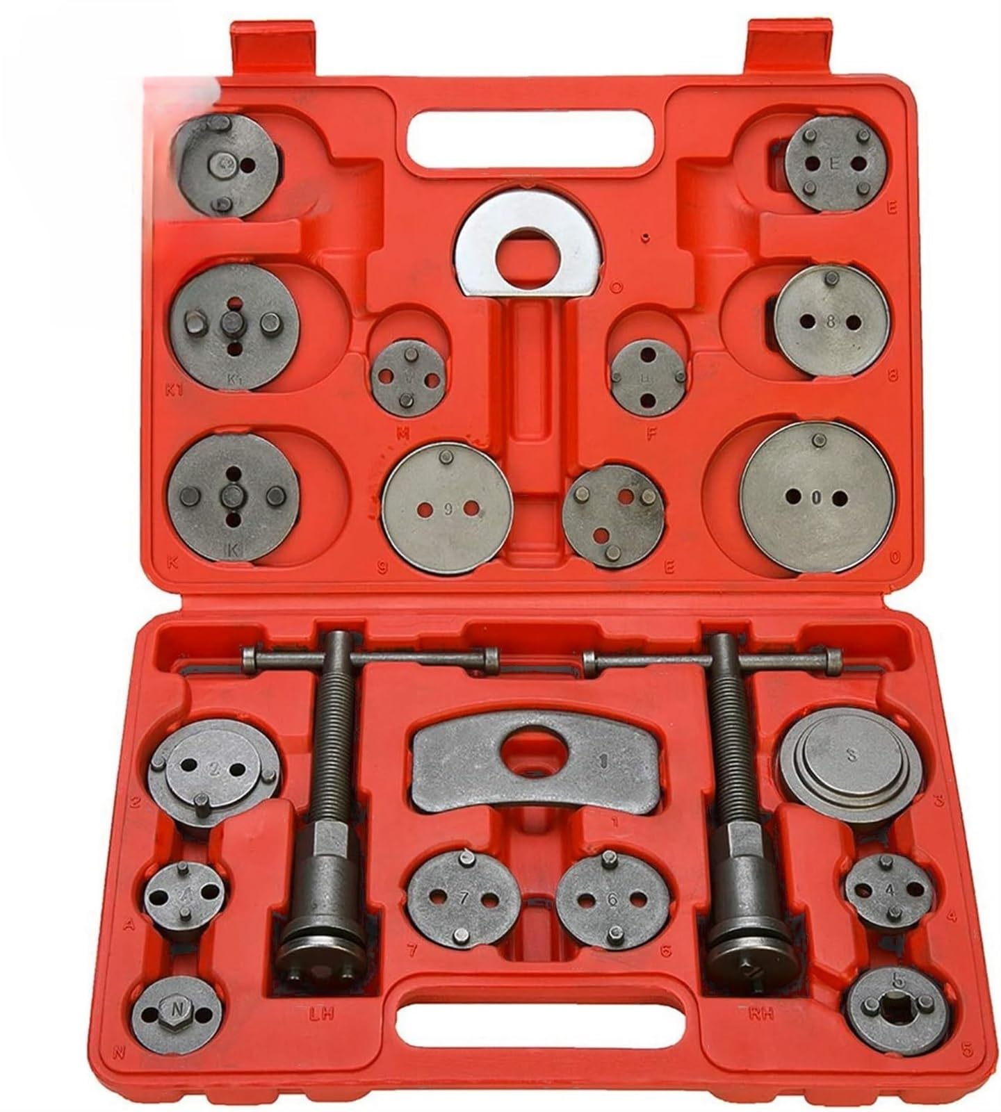 THE WHITE SHOP 22PCS Disc Brake Caliper Compressor Wind Back Tool Professional Caliper Tool Set