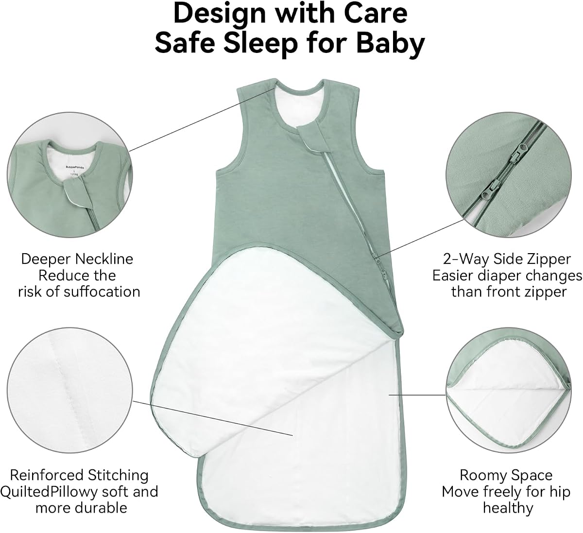 Dreamland Baby Weighted Sleep Sack view 3