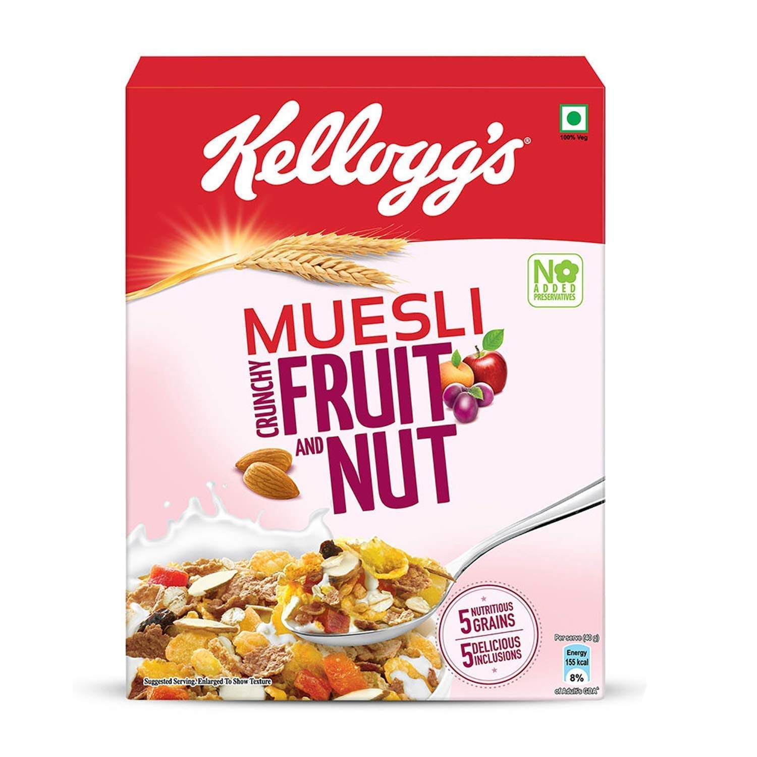 Kellogg’s Muesli Fruit n Nut, 240g Amazon.in Grocery & Gourmet Foods