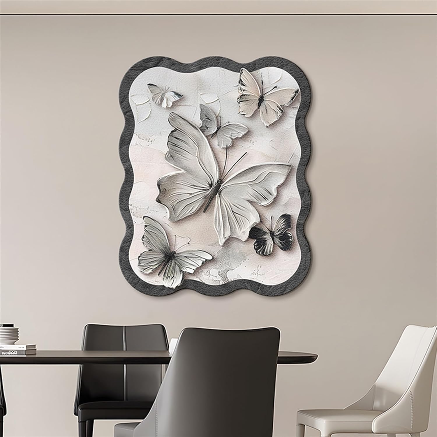 Decorative Fuse Box Covers Magnetic Leather Breaker Box Decorative Cover No Punching Stylish Electric Meter Decorative Hide Painting(70 * 50cm,Vertical A)