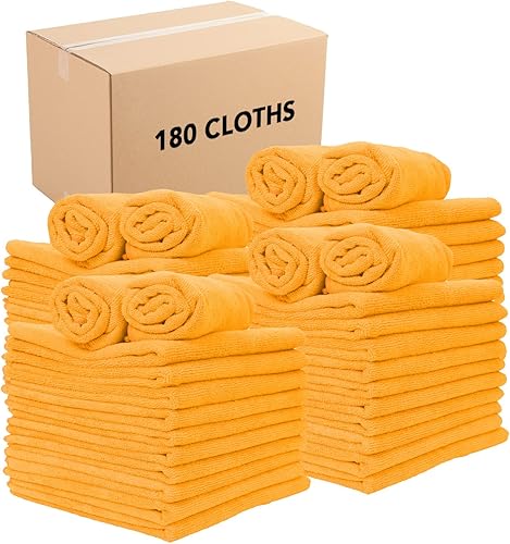 Miniatura 10 de Arkwright - Juego de toallas de limpieza absorbentes de microfibra, de secado rápido, perfectas para coches, cocina y gimnasio, 16 x 16 pulgadas